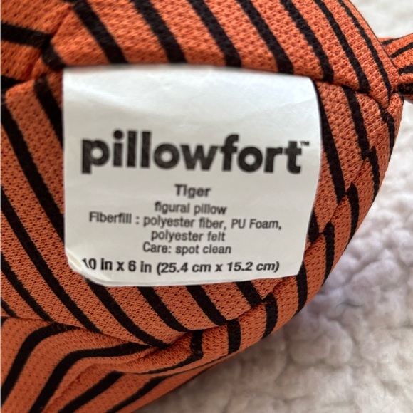 Pillowfort Plush Milestone You're A Super Star Tiger Pillow NWT - Picture 9 of 10